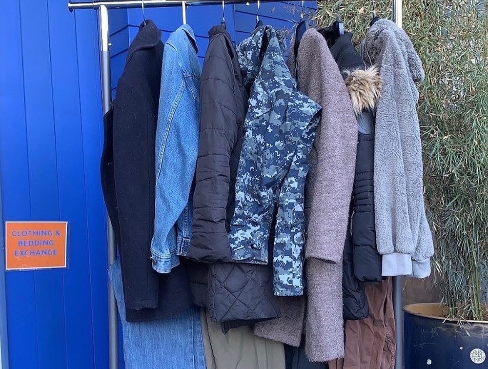 Jackets hang at Hygiene 4 All
