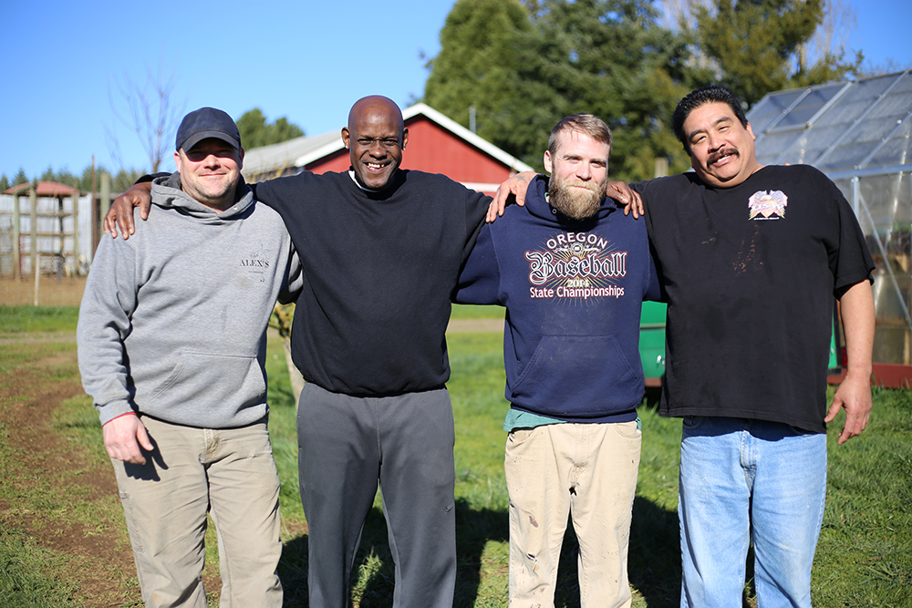 Guys at Blanchet Farm Dan Kennan smiling