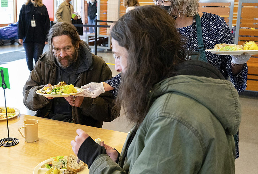 Supportive Services at Blanchet House's cafe in Portland
