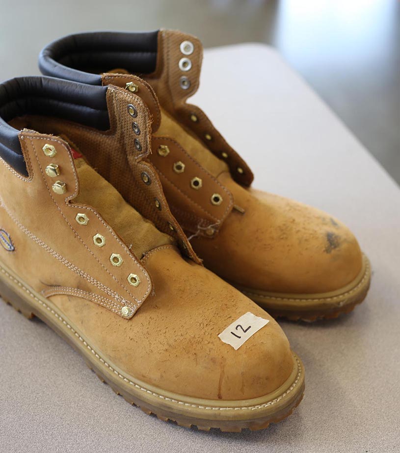 Men's work boots blanchet house donate clothing