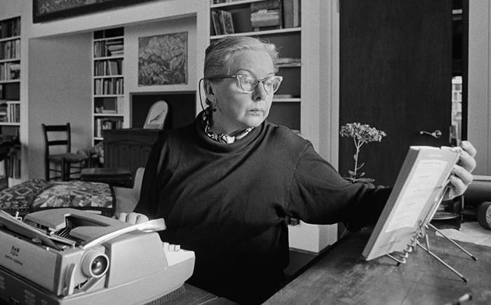 Cookbook author and food critic Mary Frances Kennedy Fisher is shown in her office at her new home in Sonoma, Calif., April 28, 1971. (Credit: AP Photo/Richard Drew)