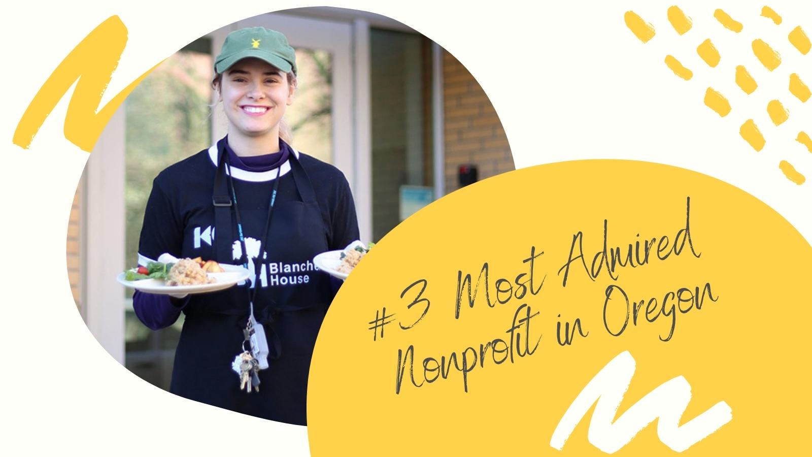 Blanchet House Voted to Top Three Most Admired Nonprofits Portland Business Journal