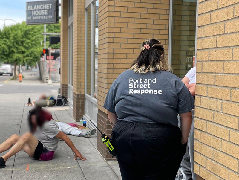 Portland Street Response with client Blanchet House 2
